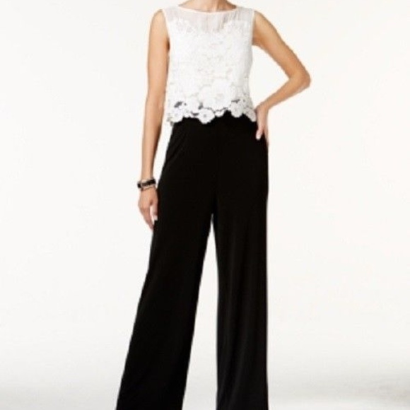 jumpsuit with overlay top